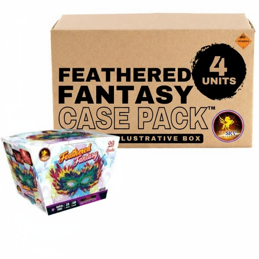 Feathered Fantasy 29-Shot XL Aerial Cake | Case Pack™ 4/1