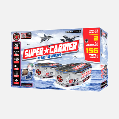 Super Carrier 78-Shot XL Aerial Cake