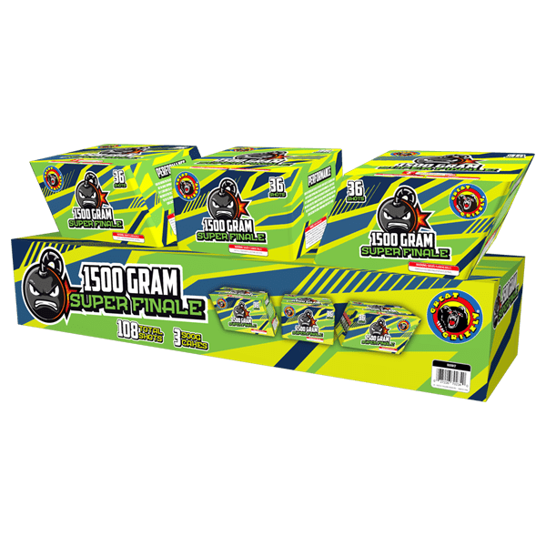 1,500-Gram Super Finale 108-Shot XL Compound Cake