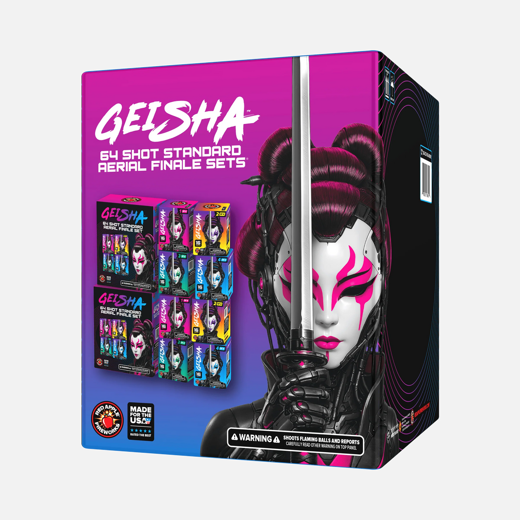 Geisha® 64 Shot Standard Aerial Finale Sets®