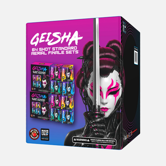 Geisha® 64 Shot Standard Aerial Finale Sets®
