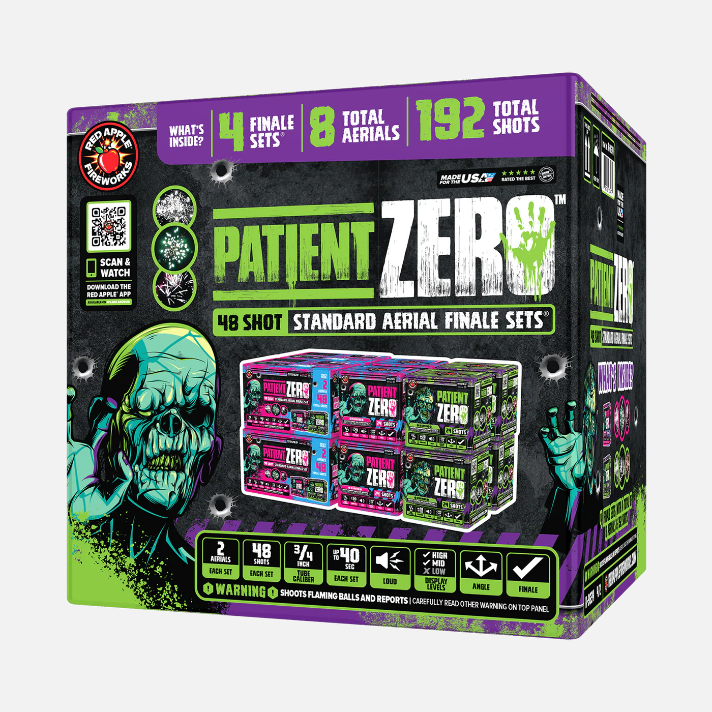 Patient Zero 48-Shot Standard Aerial Finale Set