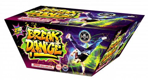 Tarta aérea XL de 210 disparos Break Dance