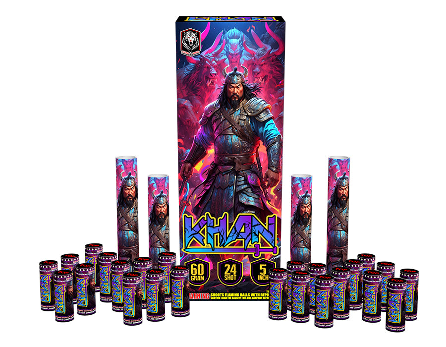 Kit de mortero Khan de 5 pulg. y 24 disparos