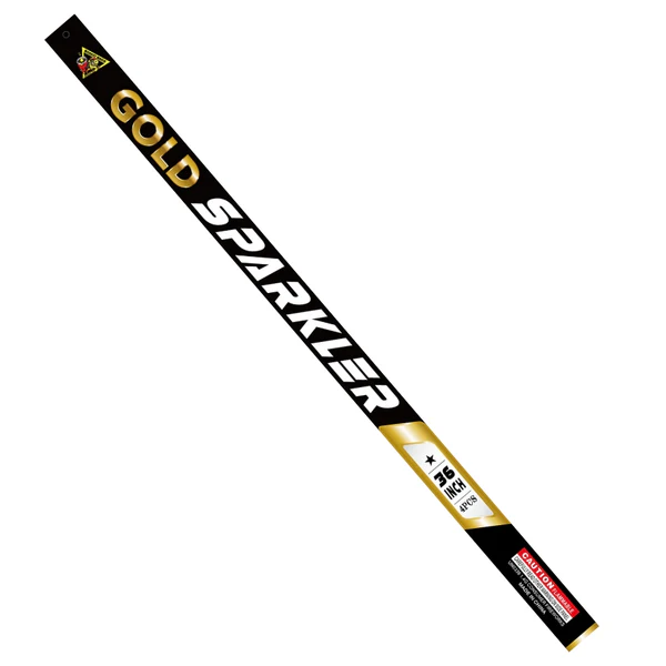 36" Gold Sparklers (4-Pack)