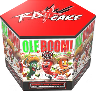 Ole Boom! 7-Shot XL Aerial Cake