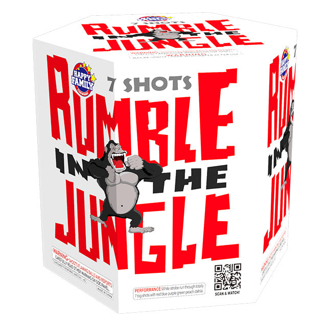 Rumble In The Jungle 7-Shot XL Aerial Cake