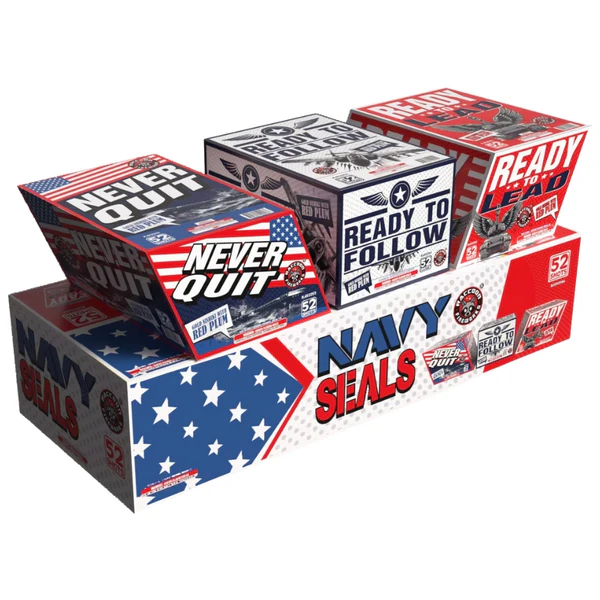 Navy Seals 156-Shot XL Aerial Cake