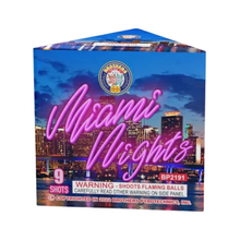 Miami Nights 9-Shot Standard Aerial Cake | Case Pack™ 18/1