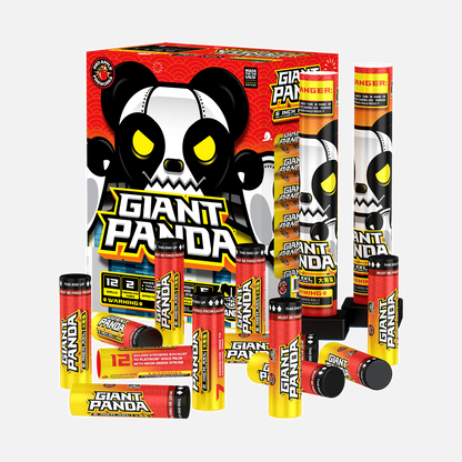 Giant Panda 12-Shot 6 in. XXL Canister Shells