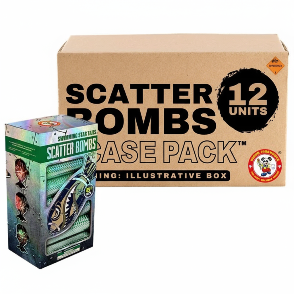 Scatter Bombs 6-Shot Canister Shells | Case Pack™ 12/1