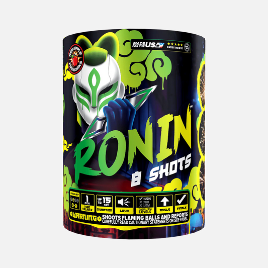 Ronin™ 32 disparos Conjunto de fuegos artificiales aéreos de categoría estándar®