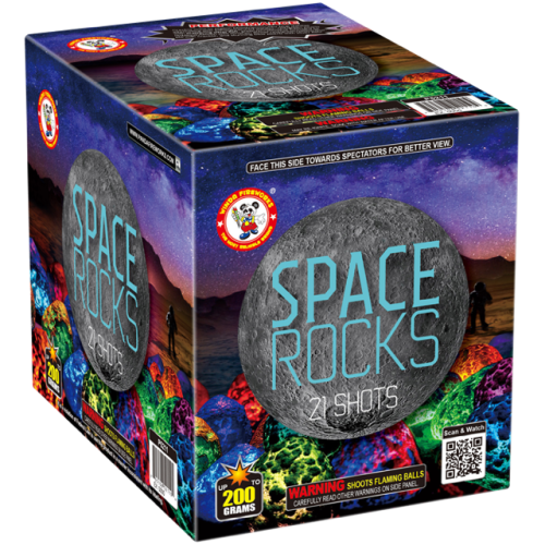 Space Rocks 21-Shot Standard Aerial Cake