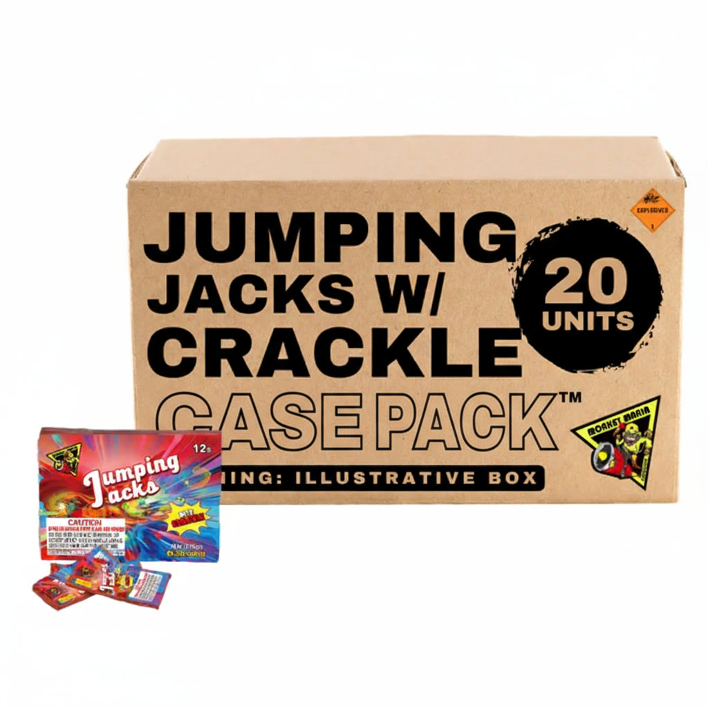 Jumping Jacks with Crackle Ground Novelty | Case Pack™ 20/1