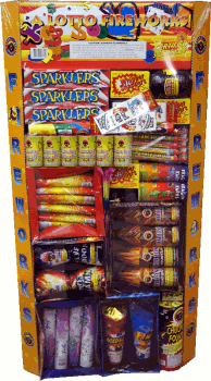 Un surtido de fuegos artificiales Lotto