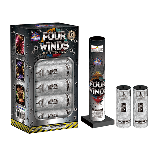 Carcasas de seis disparos Four Winds