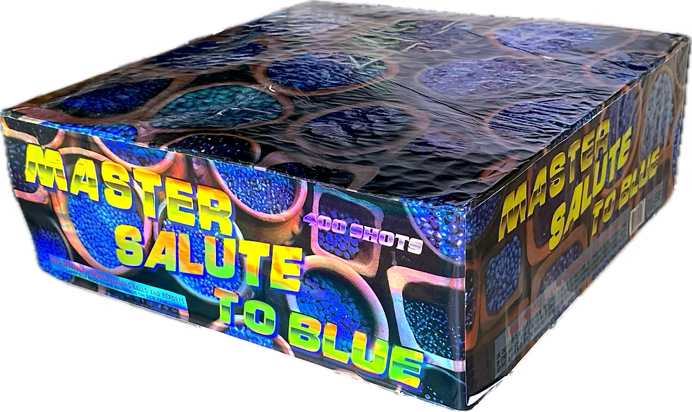 Master Salute to Blue 400-Shot XXL Aerial Cake