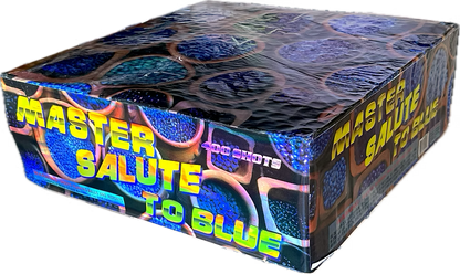 Master Salute to Blue 400-Shot XXL Aerial Cake