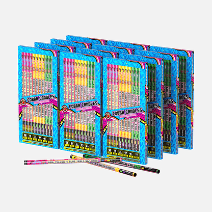 Cobra™ Candles 10 Shots Roman Candle Packs