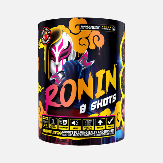 Ronin™ 32 disparos Conjunto de fuegos artificiales aéreos de categoría estándar®