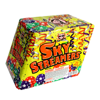 Sky Streamers 30-Shot Standard Daytime Aerial Cake