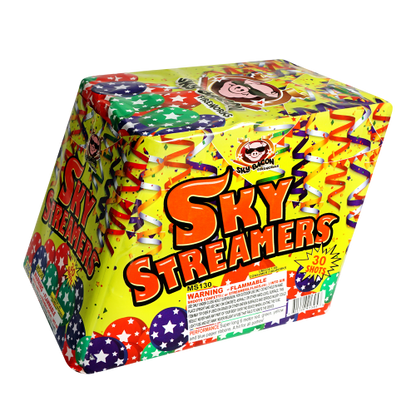 Sky Streamers 30-Shot Standard Daytime Aerial Cake