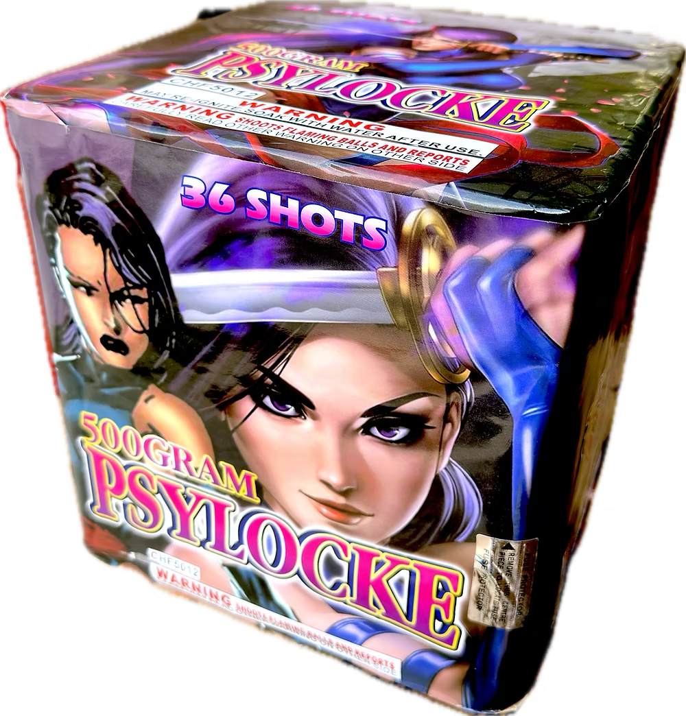 Psylocke 36-Shot XXL Aerial Cake
