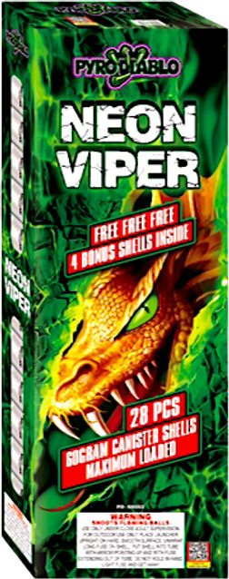 Neon Viper 28-Shot Artillery Shell Kit