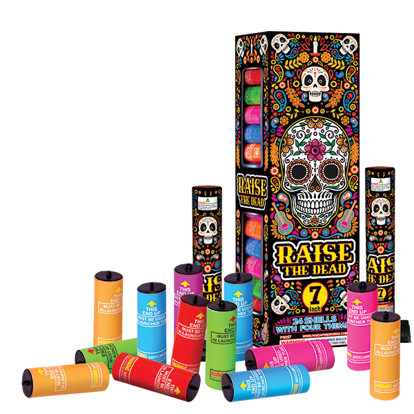 Raise The Dead 7 in. 24-Shot Artillery Shell Kit