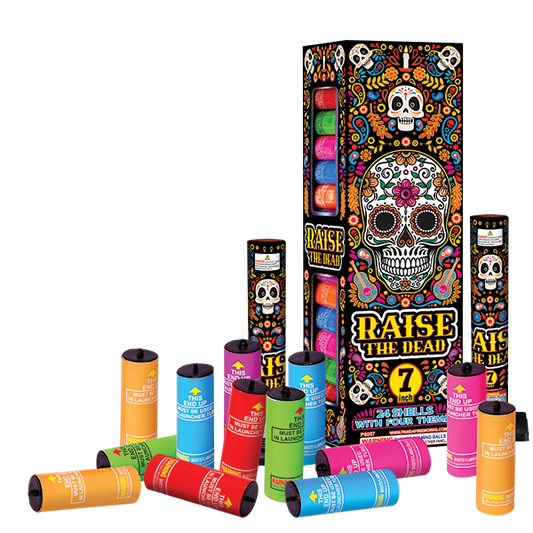 Raise The Dead 7 in. 24-Shot Artillery Shell Kit