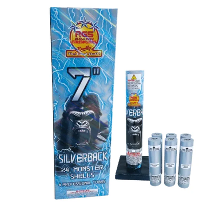 Silverback Batería de 24 disparos de 7 pulgadas