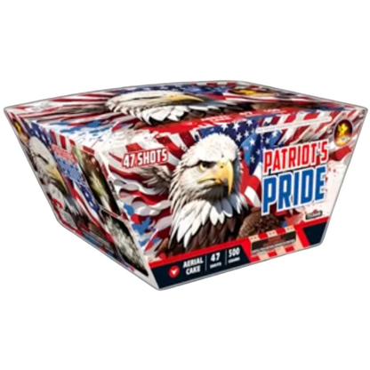 Patriot's Pride 47-Shot XL Aerial Cake | Case Pack™ 4/1