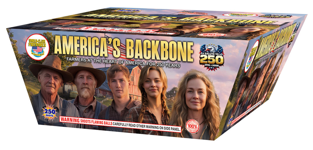 Americas Backbone 250-Shot XL Aerial Cake