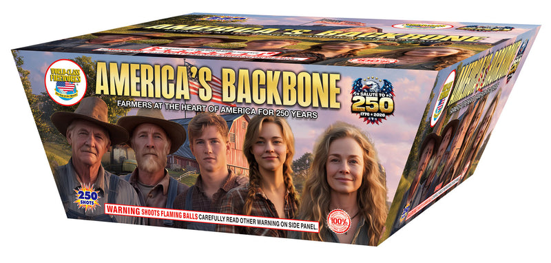 Americas Backbone 250-Shot XL Aerial Cake