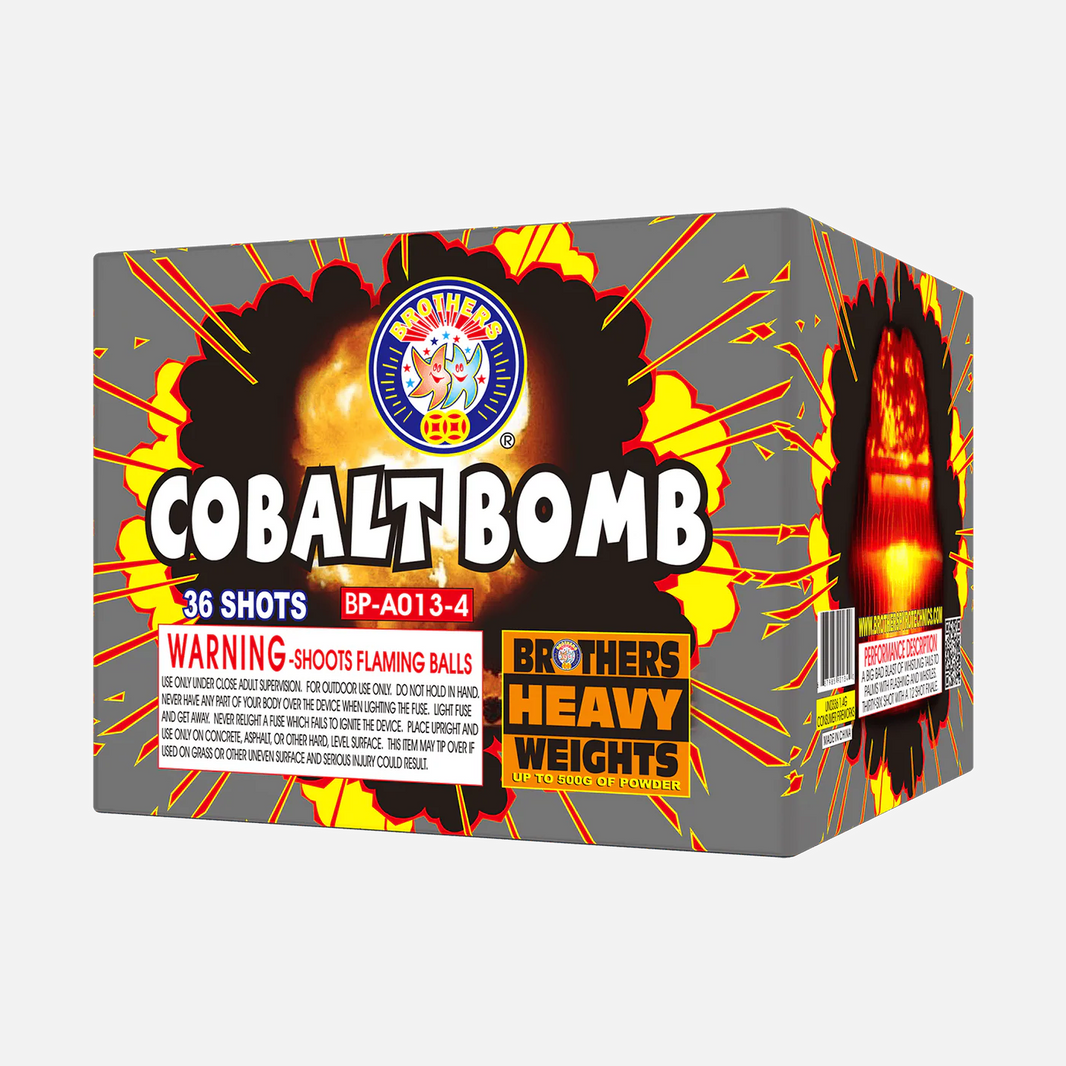 Cobalt bomb 36-Shot XL Aerial Cake