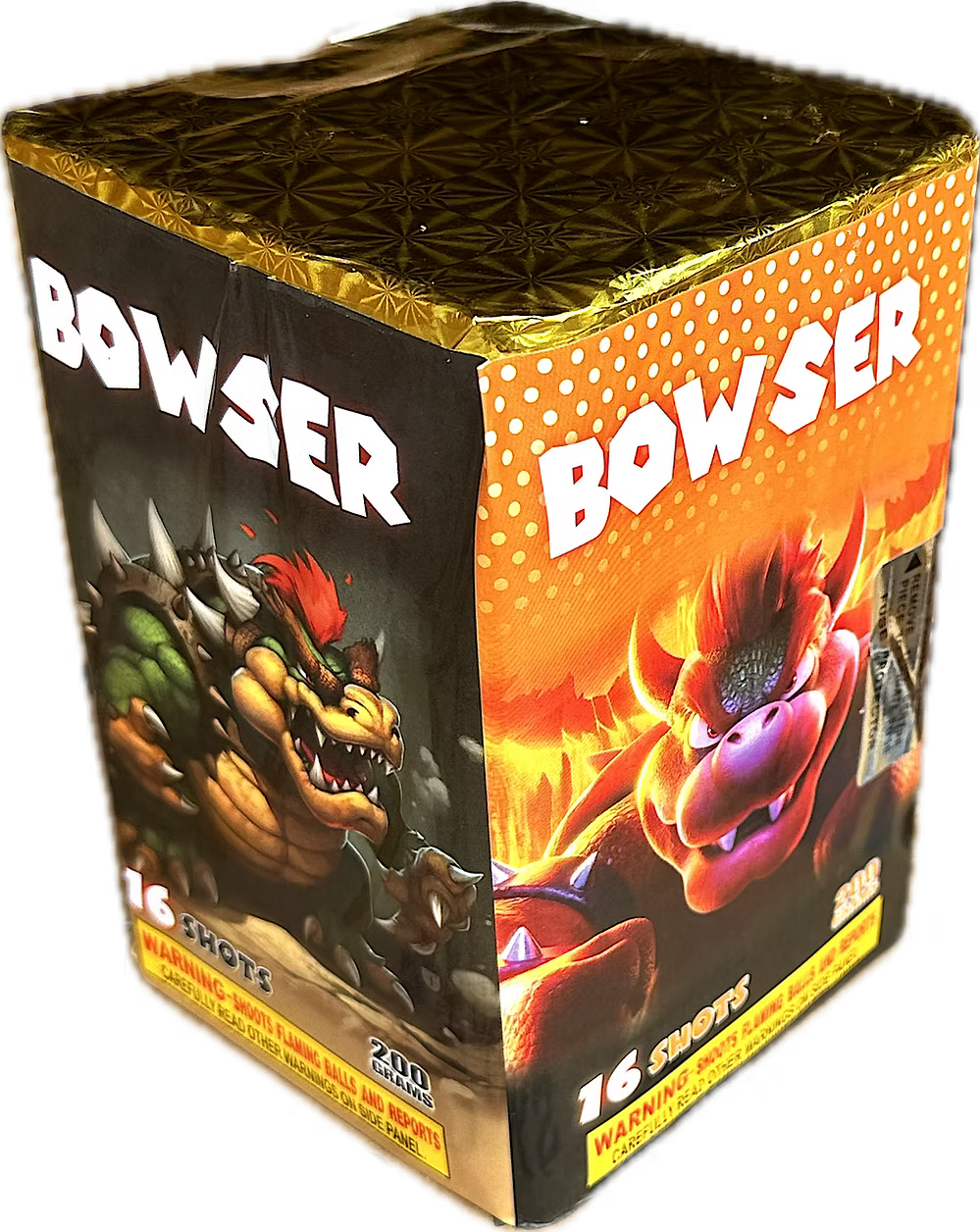 Tarta aérea Bowser 16 disparos XL