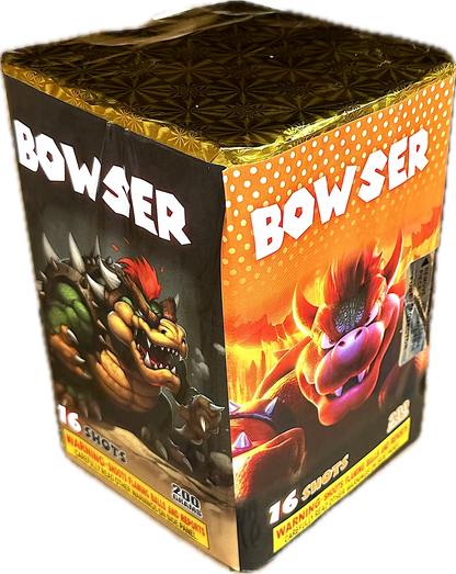 Tarta aérea Bowser 16 disparos XL