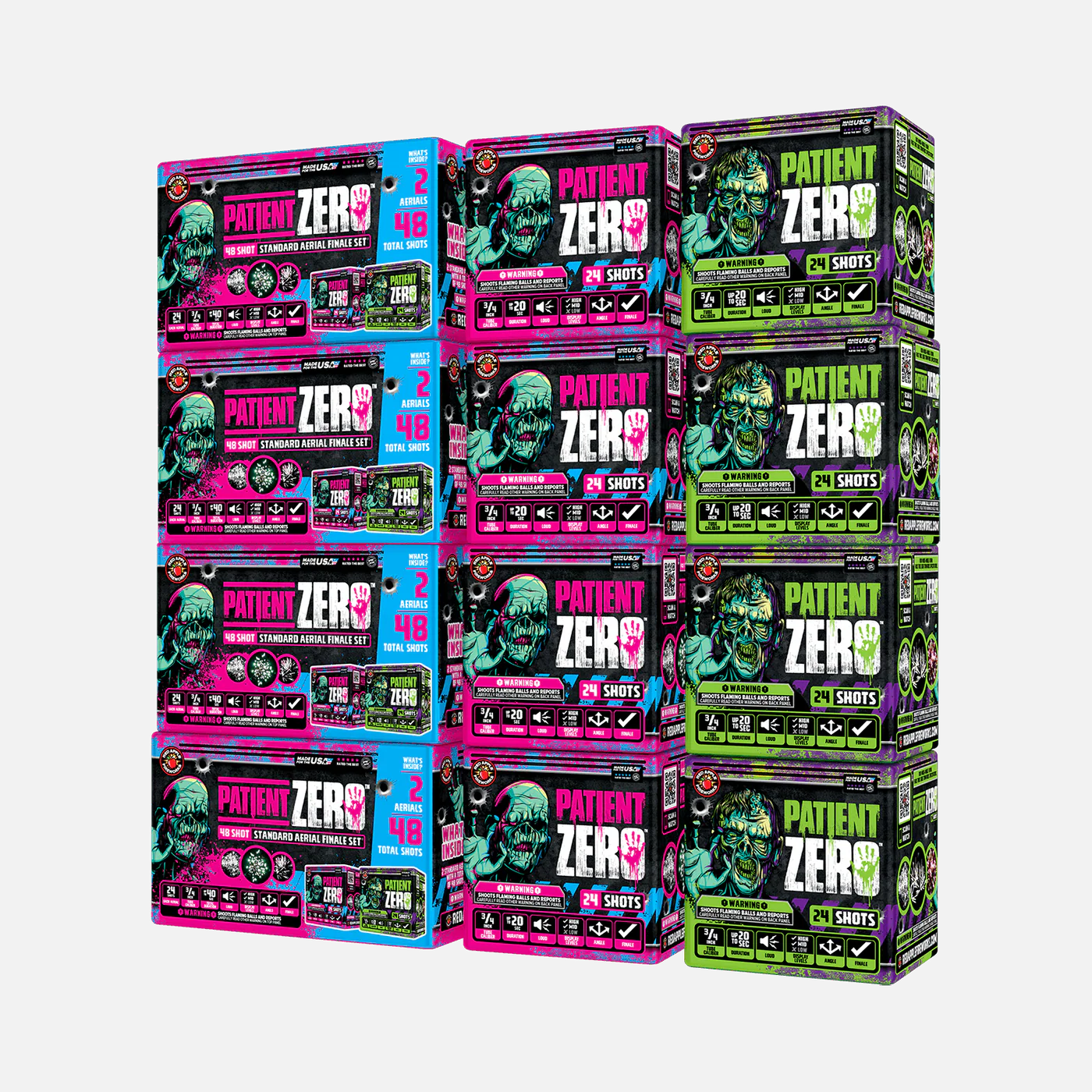 Patient Zero 48-Shot Standard Aerial Finale Set