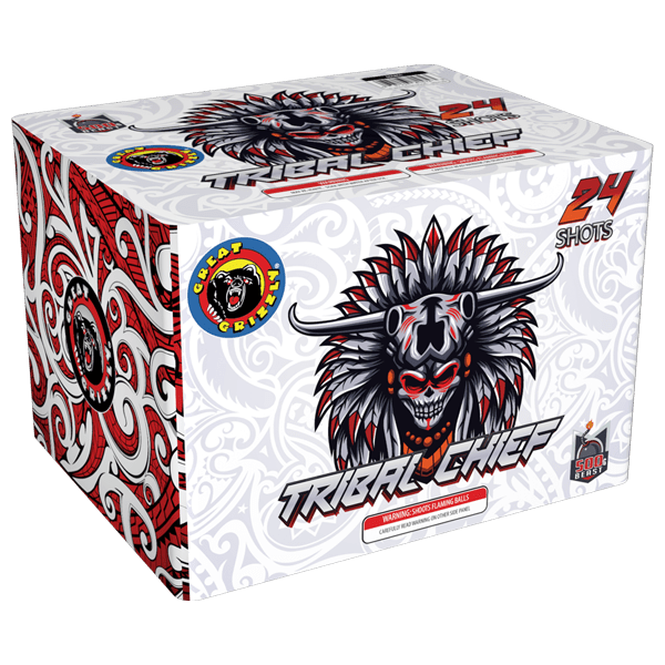 Tarta Aérea XL de 24 Disparos "Tribal Chief"