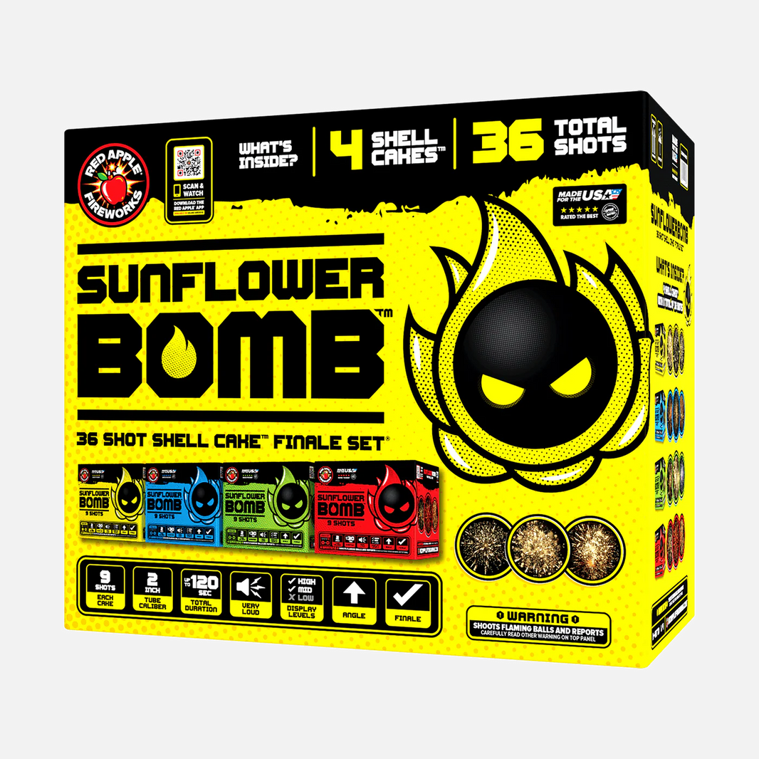 Sunflower Bomb™ 36-Shots Shell Cake Finale Set®