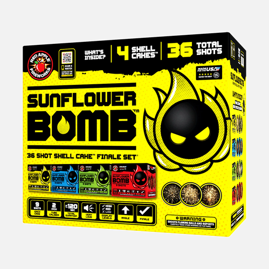 Sunflower Bomb™ 36-Shots Shell Cake Finale Set®