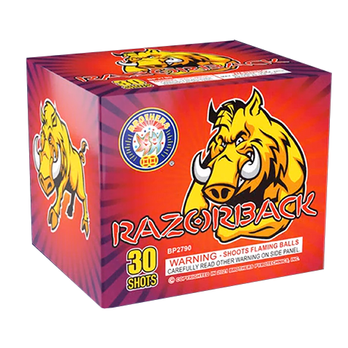 Razorback 30-Shot Standard Aerial Cake | Case 12/1