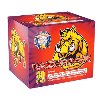 Razorback 30-Shot Standard Aerial Cake | Case 12/1
