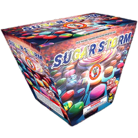 Tarta aérea XL de 129 disparos Sugar Storm