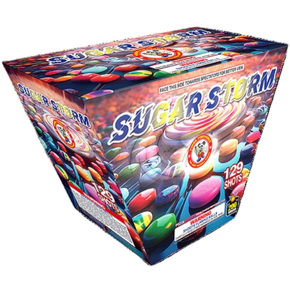 Tarta aérea XL de 129 disparos Sugar Storm