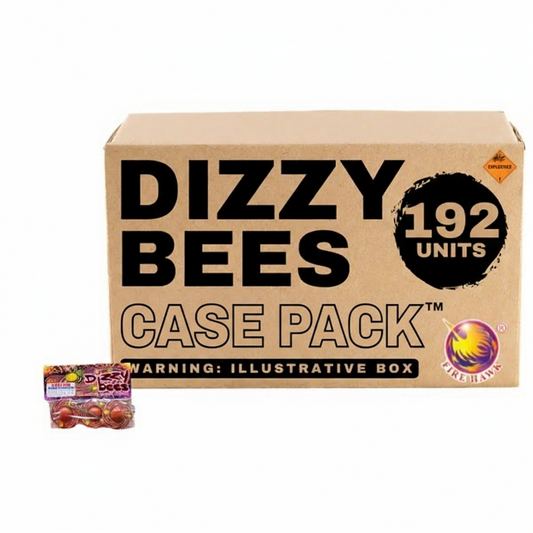 Dizzy Bees Ground Spinner & Crackling (3-Pack)