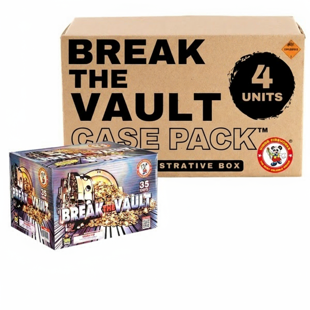 Break the Vault 35-Shot XL Aerial Cake | Case Pack™ 4/1