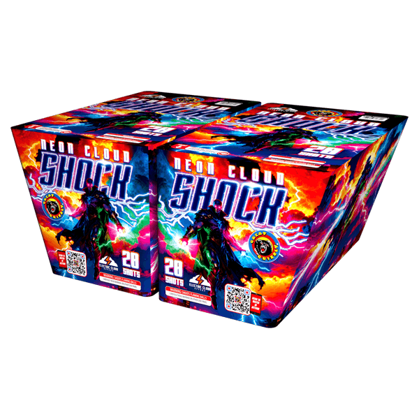 Neon Cloud Shock 56-Shot XL Aerial Cake