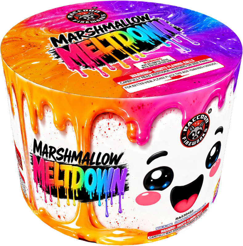 Marshmallow Meltdown 28-Shot XL Aerial Cake