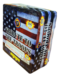 Tribute To The Troops 63-Shot XL Aerial Cake